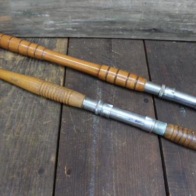 Two Vintage Fishing Rods
