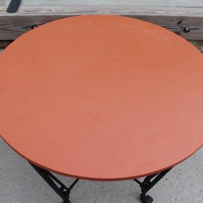 Iron table and chairs