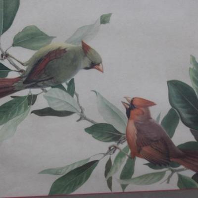 Cardinals Watercolor Painting
