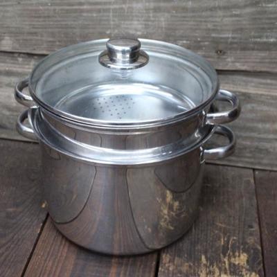 Stainless steel steamer pot