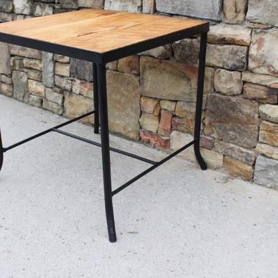 Iron & wood table