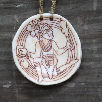 Cherokee Engraved Pendant Necklace