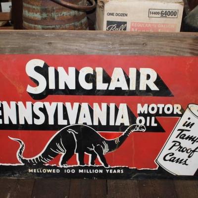 Sinclair Pennsylvania Motor Oil Sign
