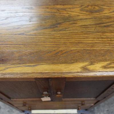 Oak cabinet