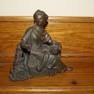 Antique Figure of Lady Casted by AM WRC Co New York