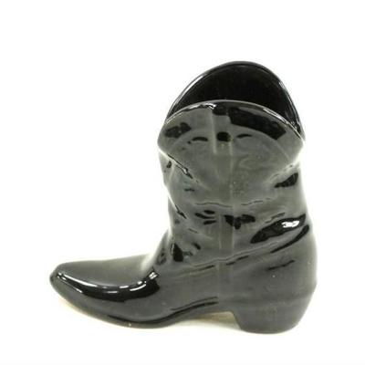 Small Frankoma Cowboy Boot in Black
