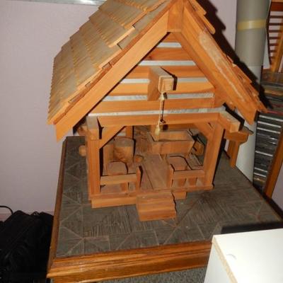 One of two handmade houses
