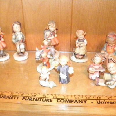 Selection of Hummel figurines