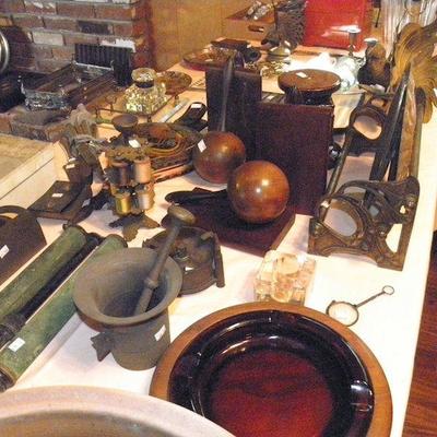 Selection of antique and collectibles