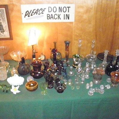 Antique and vintage glassware