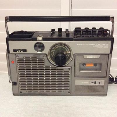 MVT025 Vintage JVC Radio-TV-Cassette Recorder