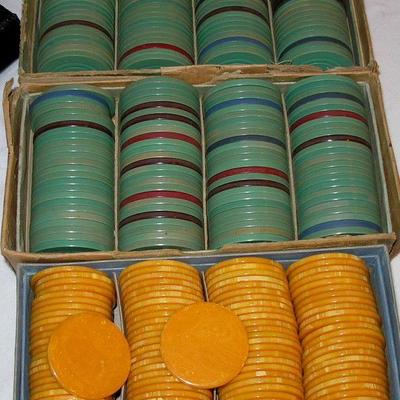 Catalin Poker Chips
