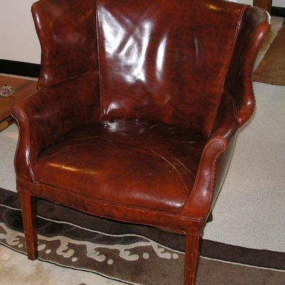 Fabulous Leather Vintage Arm Chair