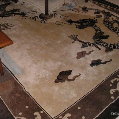 12 x 9 Large Chinese Wool Area Rug