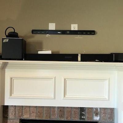 Sound bar, speakers, Apple TV