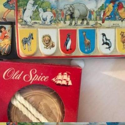 Vintage Paint Set and Old Spice 