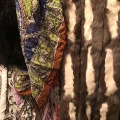 Fur Stole and Scarves.