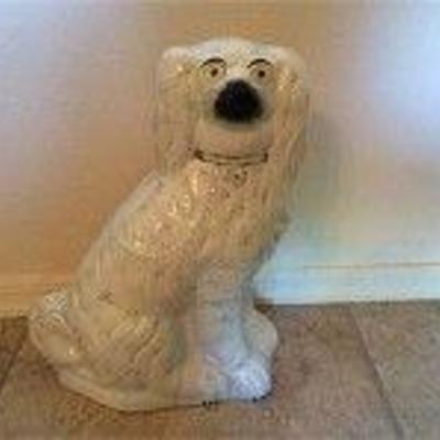 Staffordshire Terrier Porcelain Figurine