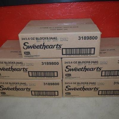 480 Boxes Sweethearts Conversation Candy Hearts