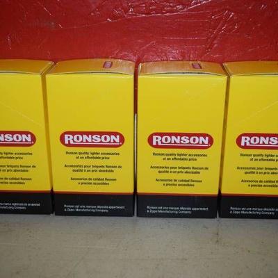 4 Boxes of Ronson Flints