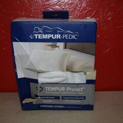 Tempur-Pedic Tempur Protect Standard Queen Pillow ...