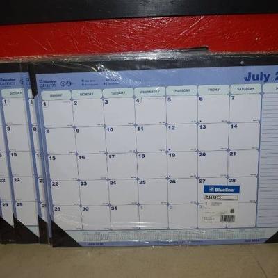 10 Blueline 13 Month Calendar Desk Pads