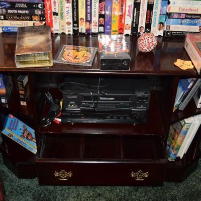 Cabinet, Stereo, CDs & DVDs