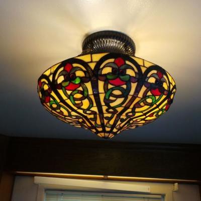 Tiffany style ceiling light