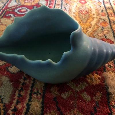 Van Briggle pottery shell shaped piece