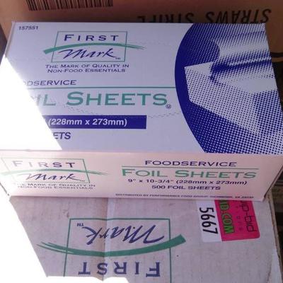 First Mark Foil Sheets (1 Box )