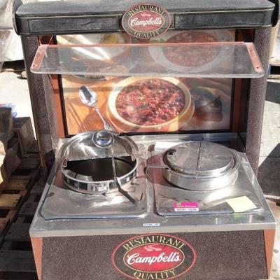 Campbells 2 Soup Warmers and Serving Stations