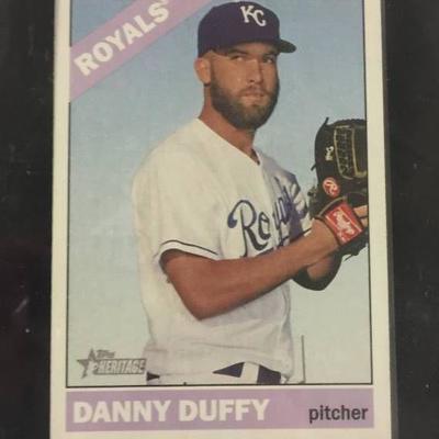 Four Baseball Card Danny Duffy Kansas City Royals ....