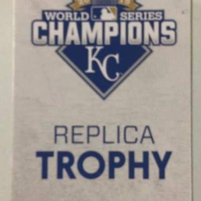 2015 World Series Trophy Kansas City Royals Replic ...