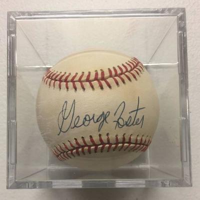 Signed George Foster Official Major League Basebal ...