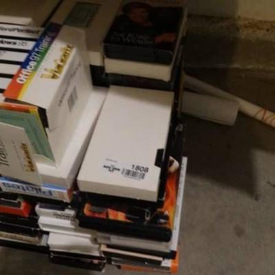 Assorted vhs, office training movies, etc.