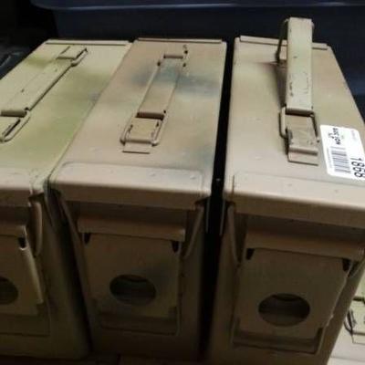 3 Small ammo boxes.