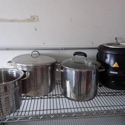 Commercial Soup Warmer, Pots