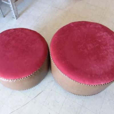 Two Matching Ottomans