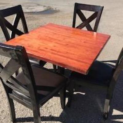Set of 3 Square Commercial Tables
