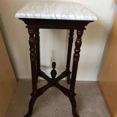Marble top square table (3 available)
