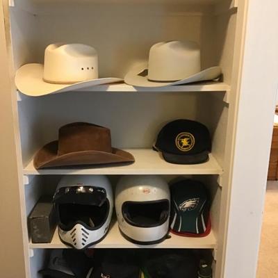 Cowboy hats including Stetson