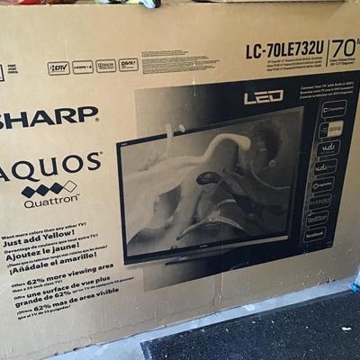 Sharp  tv 70â€ works great 