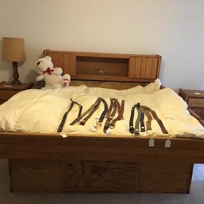 Bed frame with matching furniture 