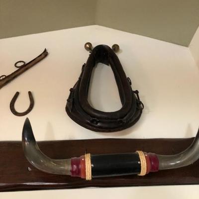 Horse items  horns 