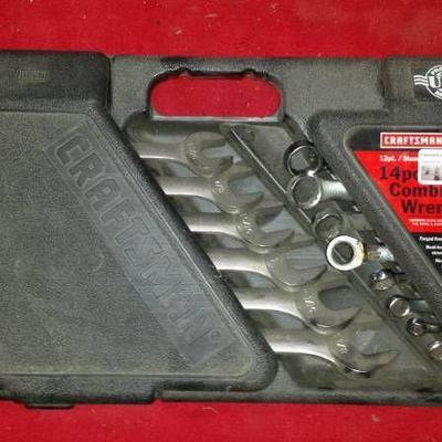 Craftsman 14pc Combination Wrench Set in Case