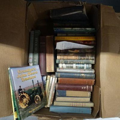 Box of Vintage books