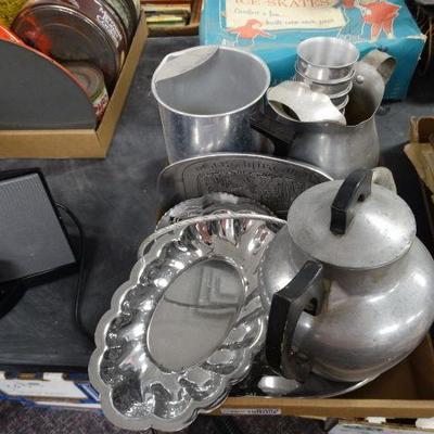 vintage aluminum kitchen ware