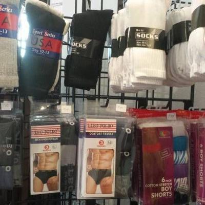Men's Underwear and Socks Lot