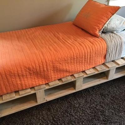 Restoration hardware warehouse pallet twin bed purchased new @ $566 