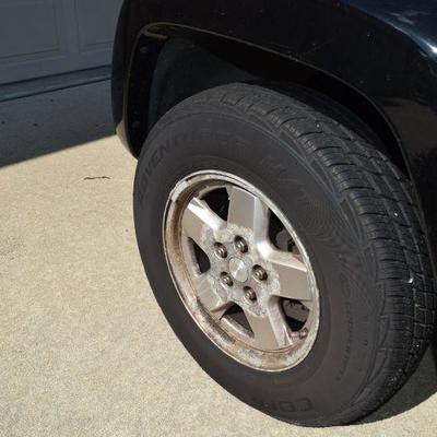 Tires on 2005 Jeep LIberty SUV